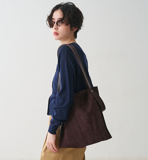 collex「【WEB限定】【別注】【BEAURE/ヴュレ】スエードカウレザー2WAYハンドル」|トートバッグ|