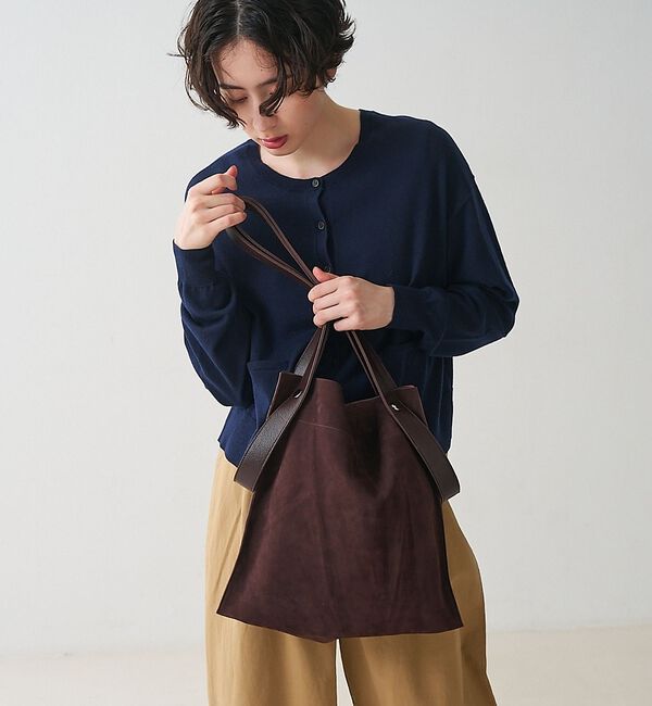 collex「【WEB限定】【別注】【BEAURE/ヴュレ】スエードカウレザー2WAYハンドル」|トートバッグ|