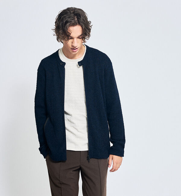 ABAHOUSE「アイレットベロア　クルーネック長袖Tシャツ」|Tシャツ・カットソー|
