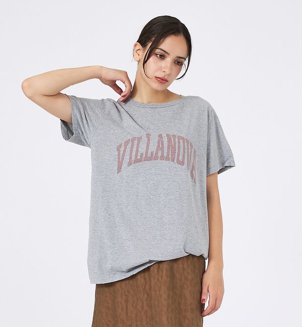 Rouge vif「【REMI RELIEF / レミレリーフ】SP加工/ロゴT/VILLANOVA」|Tシャツ・カットソー|