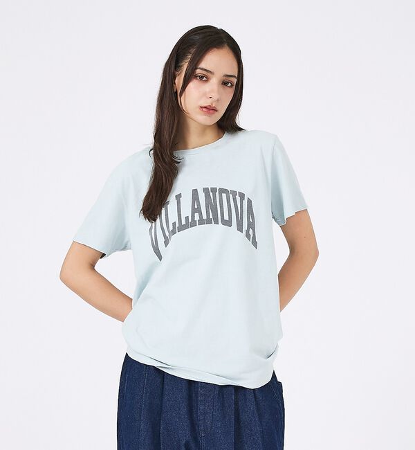 Rouge vif「【REMI RELIEF / レミレリーフ】SP加工/ロゴT/VILLANOVA」|Tシャツ・カットソー|