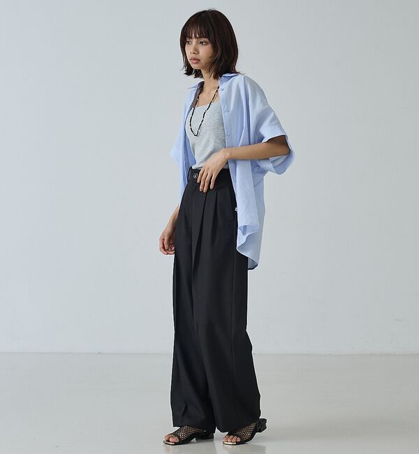 abahouse mavie「タックワイドスラックス【予約】」|その他|