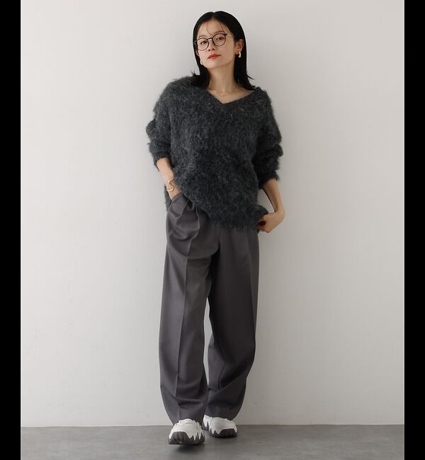 abahouse mavie「タックワイドスラックス【予約】」|その他|