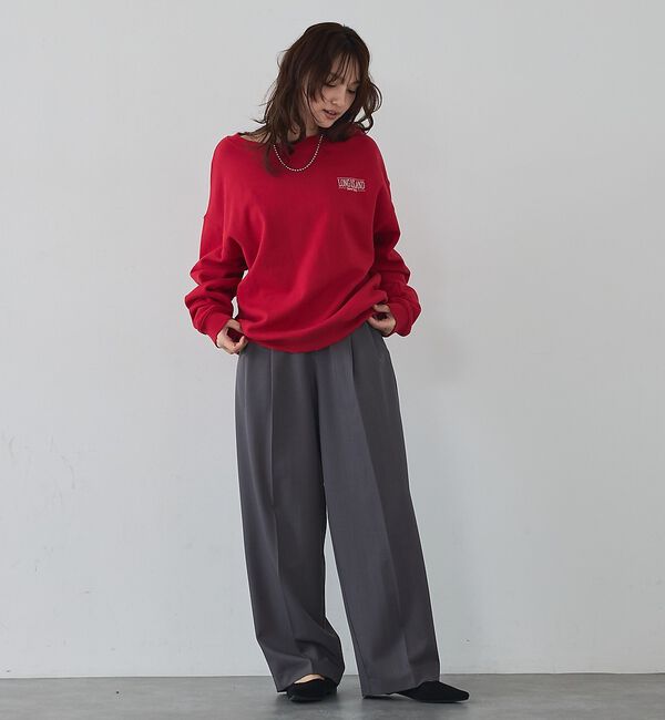 abahouse mavie「タックワイドスラックス【予約】」|その他|