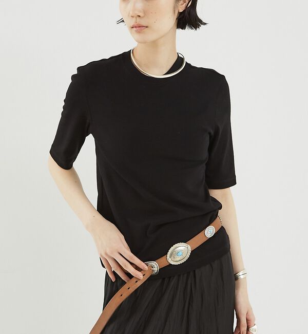 The Store by C' 「【COCUCA】エレガントTee」|Tシャツ・カットソー|ブラック