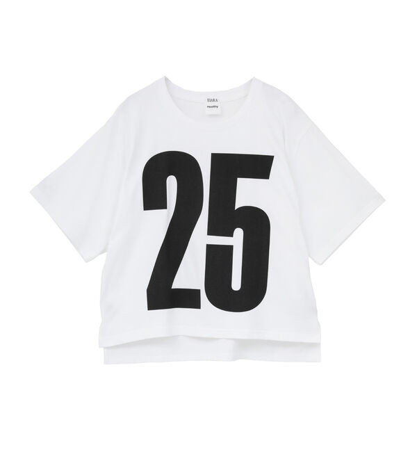 TIARA「《別注》【HEALTHY DENIM/ヘルシーデニム】25THプリントボクシーTシャツ」|Tシャツ・カットソー|