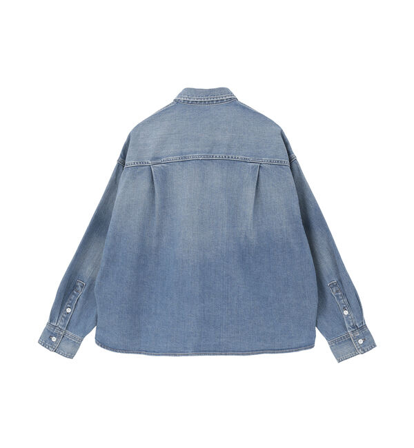 TIARA「【HEALTHY DENIM/ヘルシーデニム】デニムシャツ（Almond Milk）」|デニム|