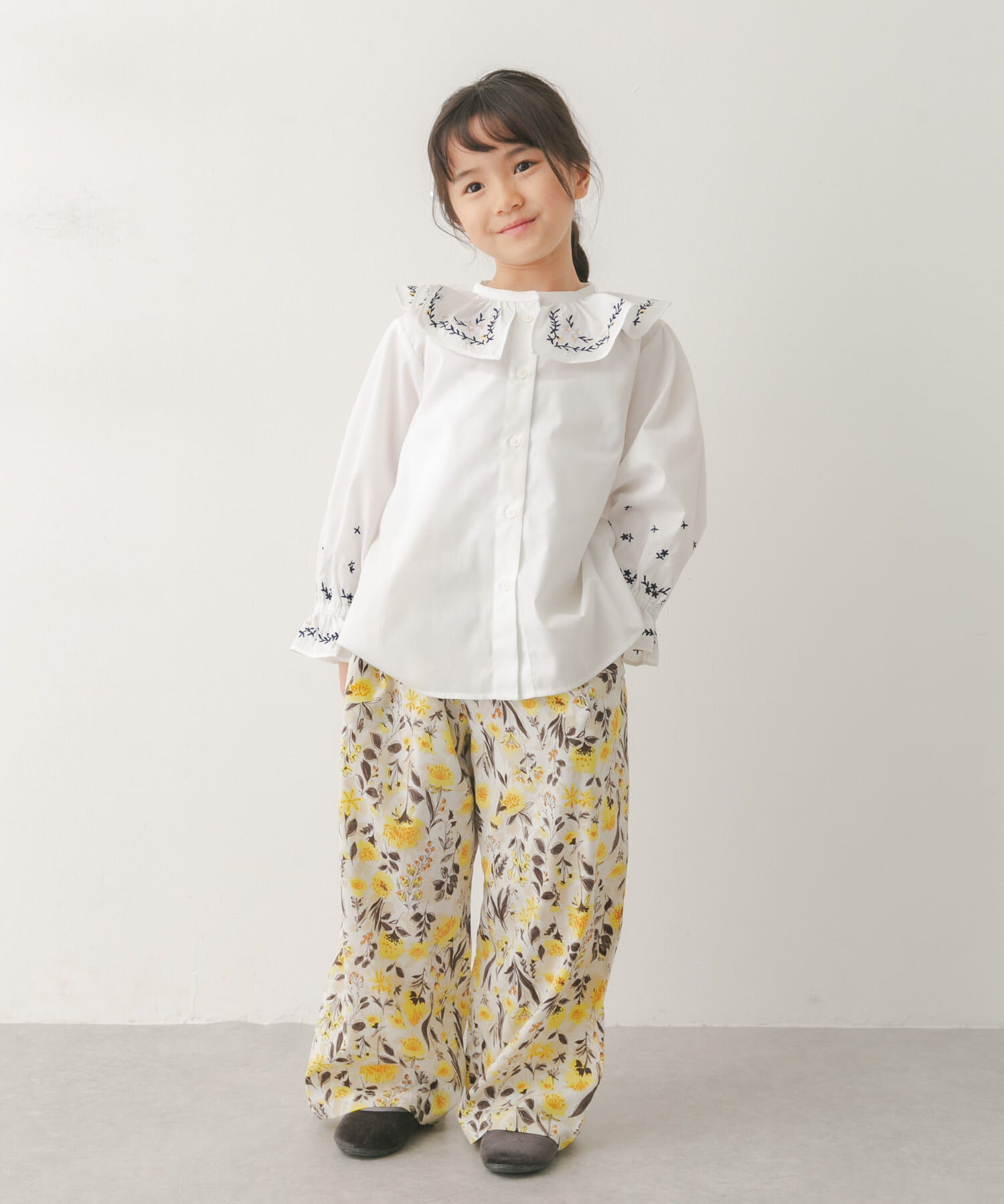 URBAN RESEARCH DOORS「『親子リンク』フラワープリントイージーパンツ(KIDS)」|その他|