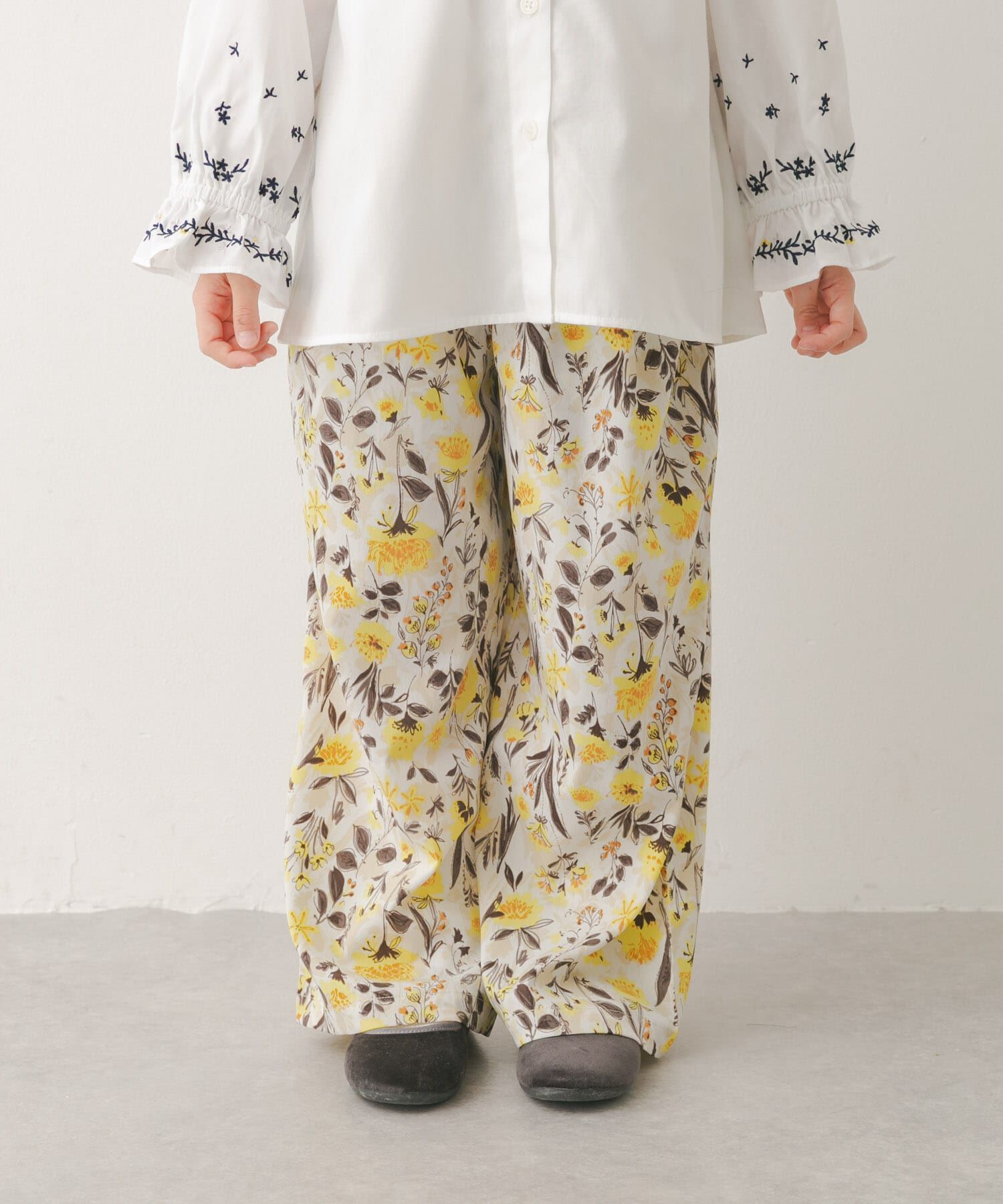 URBAN RESEARCH DOORS「『親子リンク』フラワープリントイージーパンツ(KIDS)」|その他|