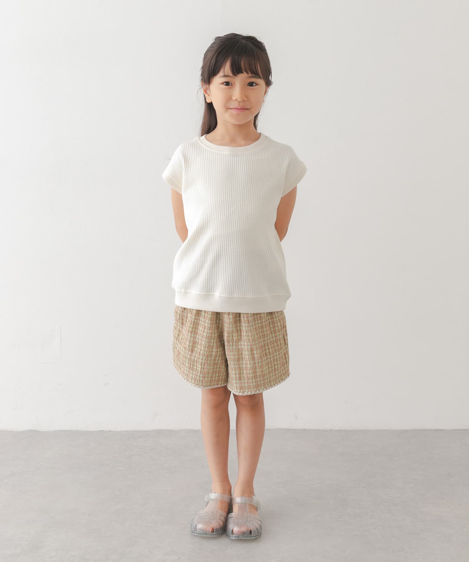 URBAN RESEARCH DOORS「『150サイズあり』変形ワッフルノースリーブプルオーバー(KIDS)」|その他|