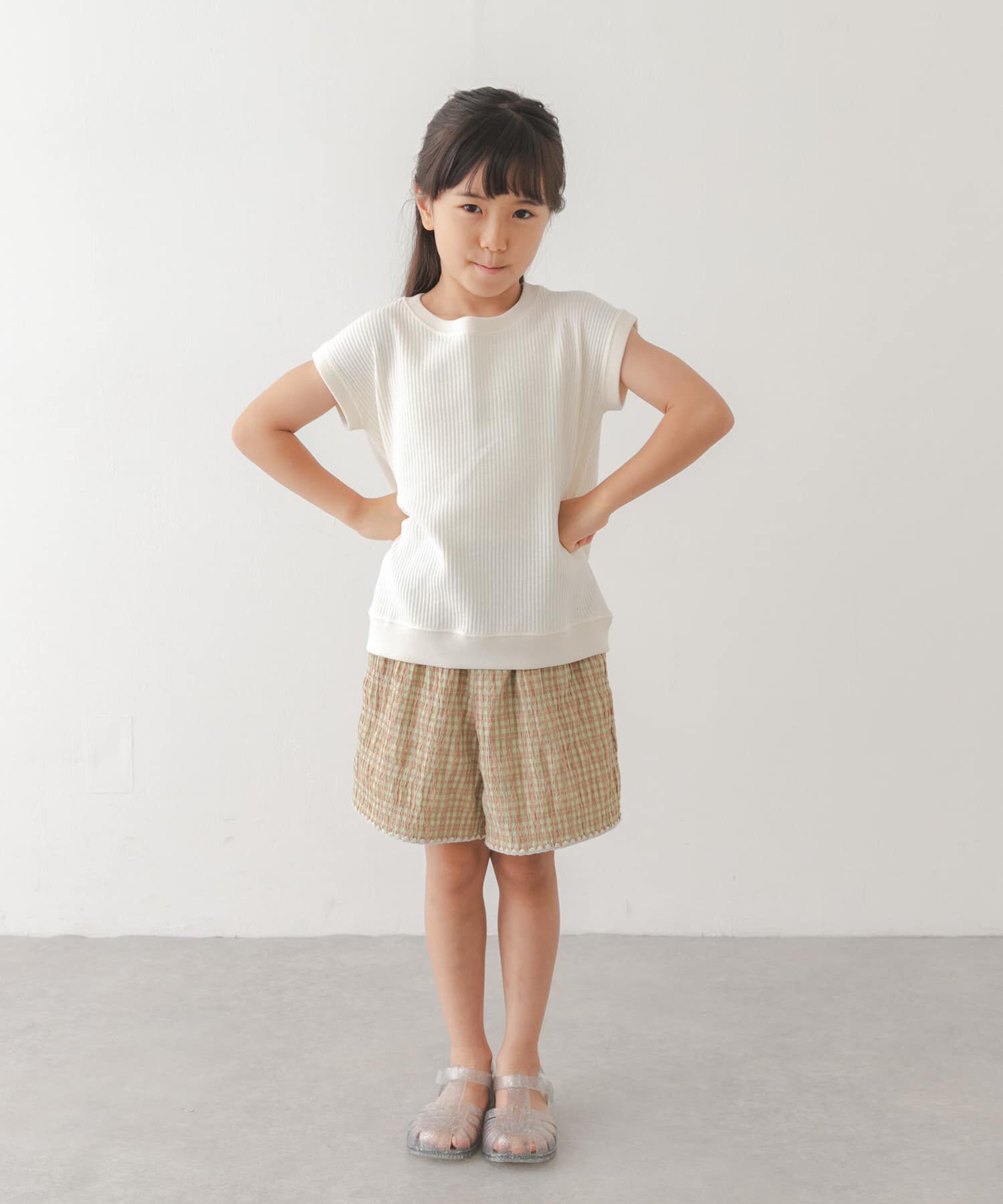 URBAN RESEARCH DOORS「『150サイズあり』変形ワッフルノースリーブプルオーバー(KIDS)」|その他|