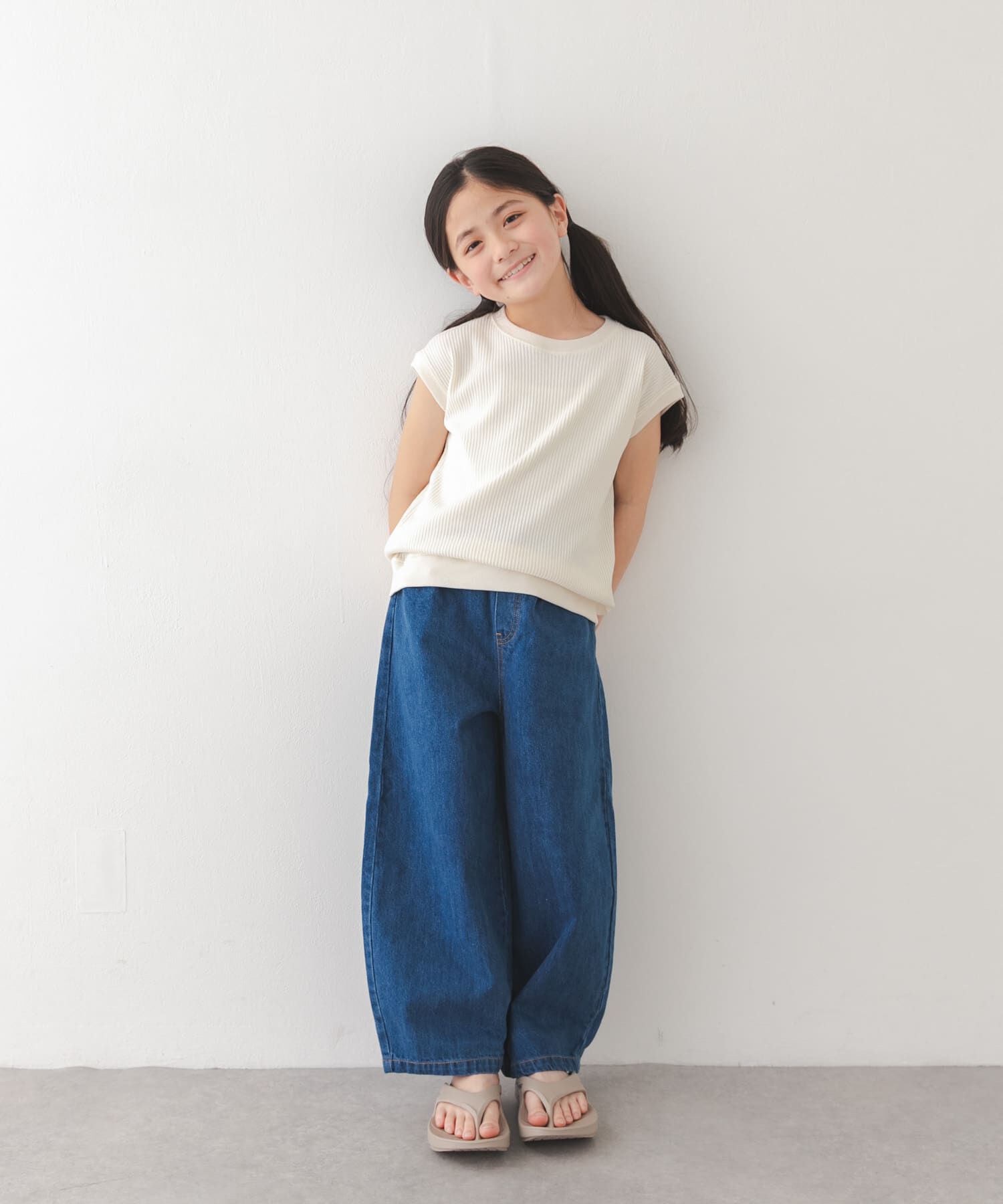 URBAN RESEARCH DOORS「『150サイズあり』変形ワッフルノースリーブプルオーバー(KIDS)」|その他|