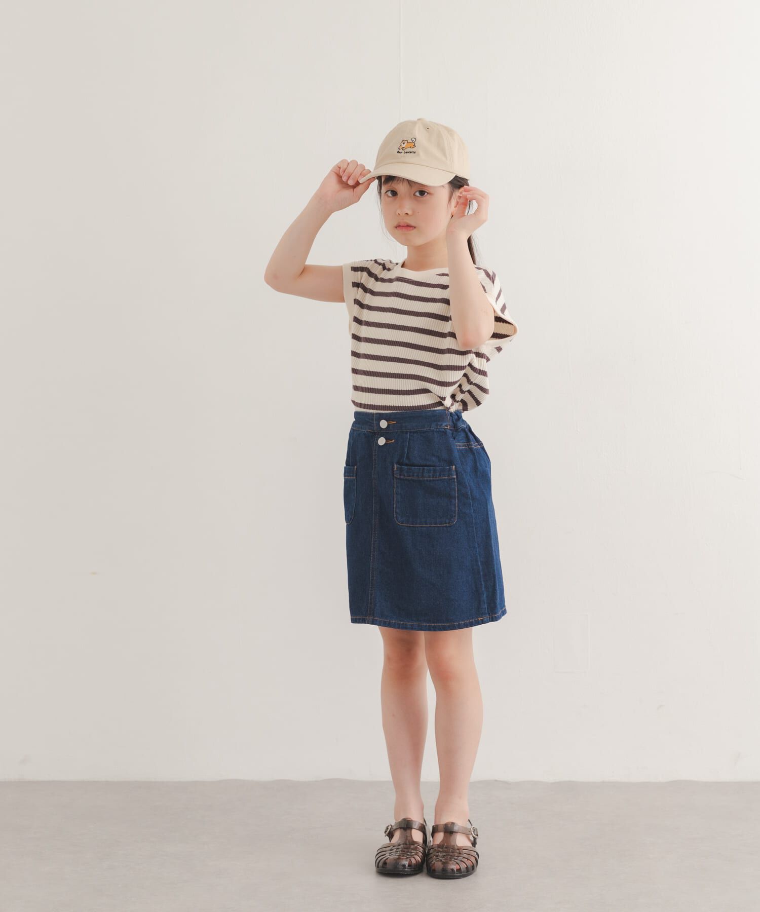 URBAN RESEARCH DOORS「『150サイズあり』変形ワッフルノースリーブプルオーバー(KIDS)」|その他|