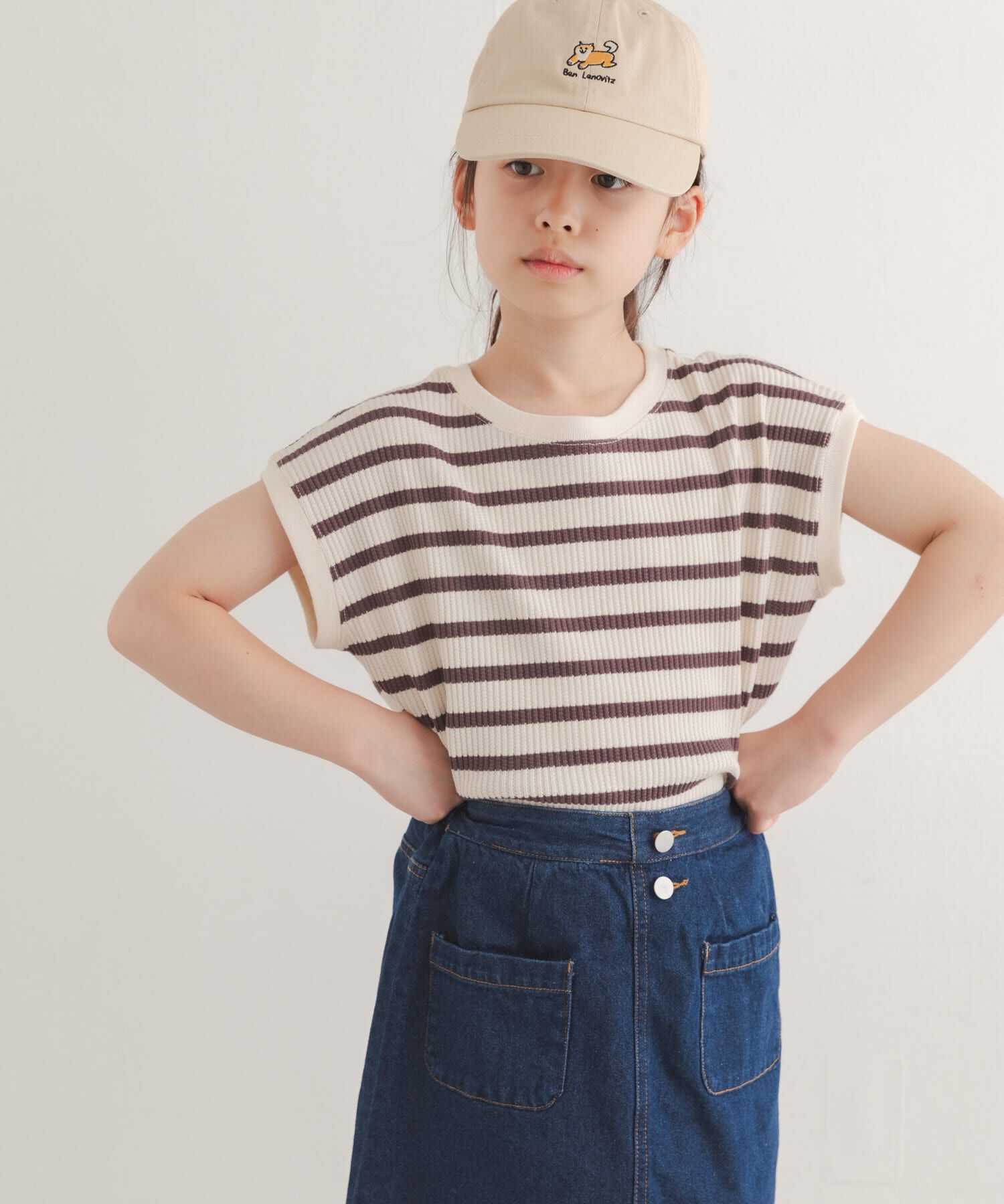 URBAN RESEARCH DOORS「『150サイズあり』変形ワッフルノースリーブプルオーバー(KIDS)」|その他|