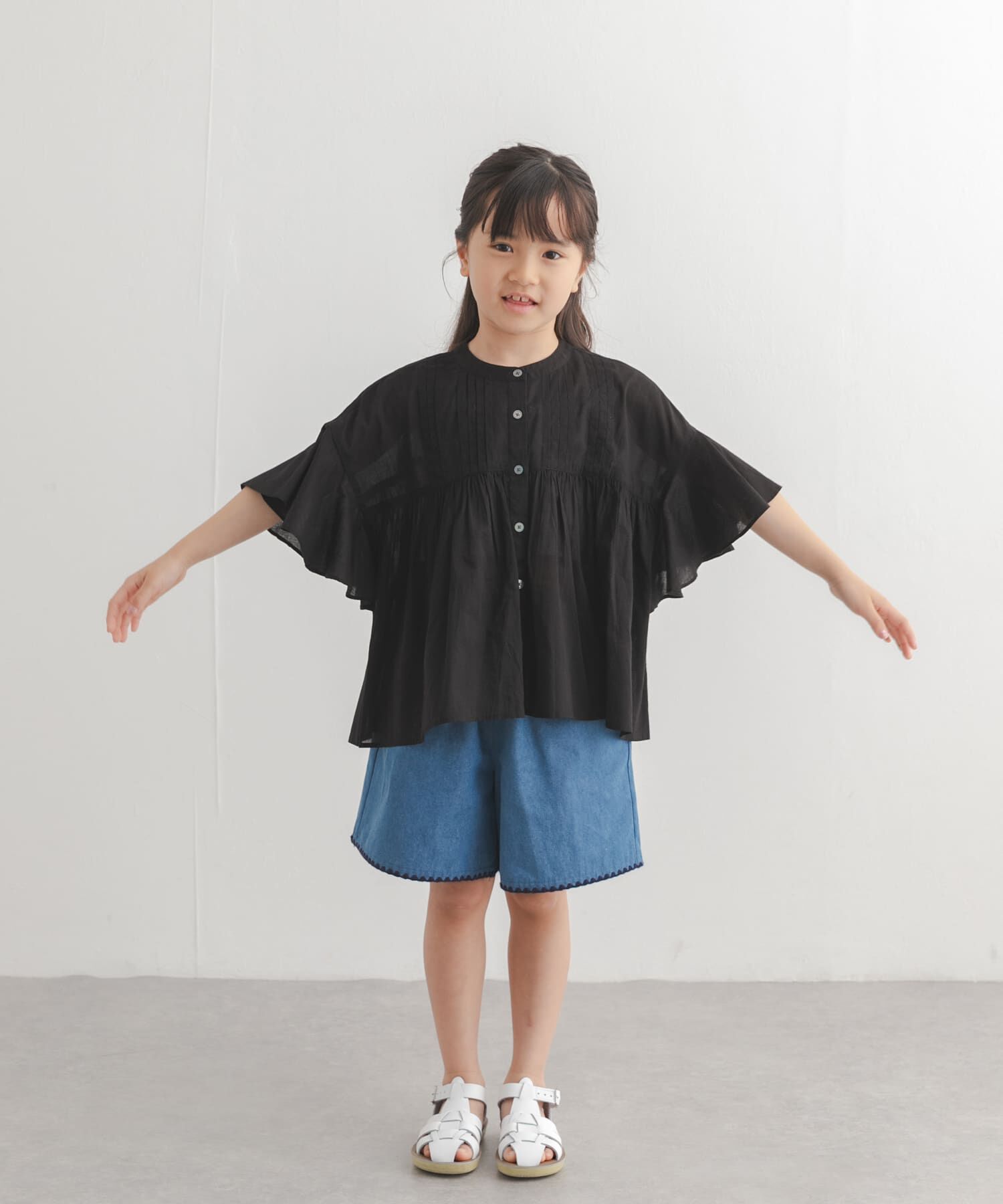 URBAN RESEARCH DOORS「『親子リンク』コットンボイルピンタックブラウス(KIDS)」|その他|
