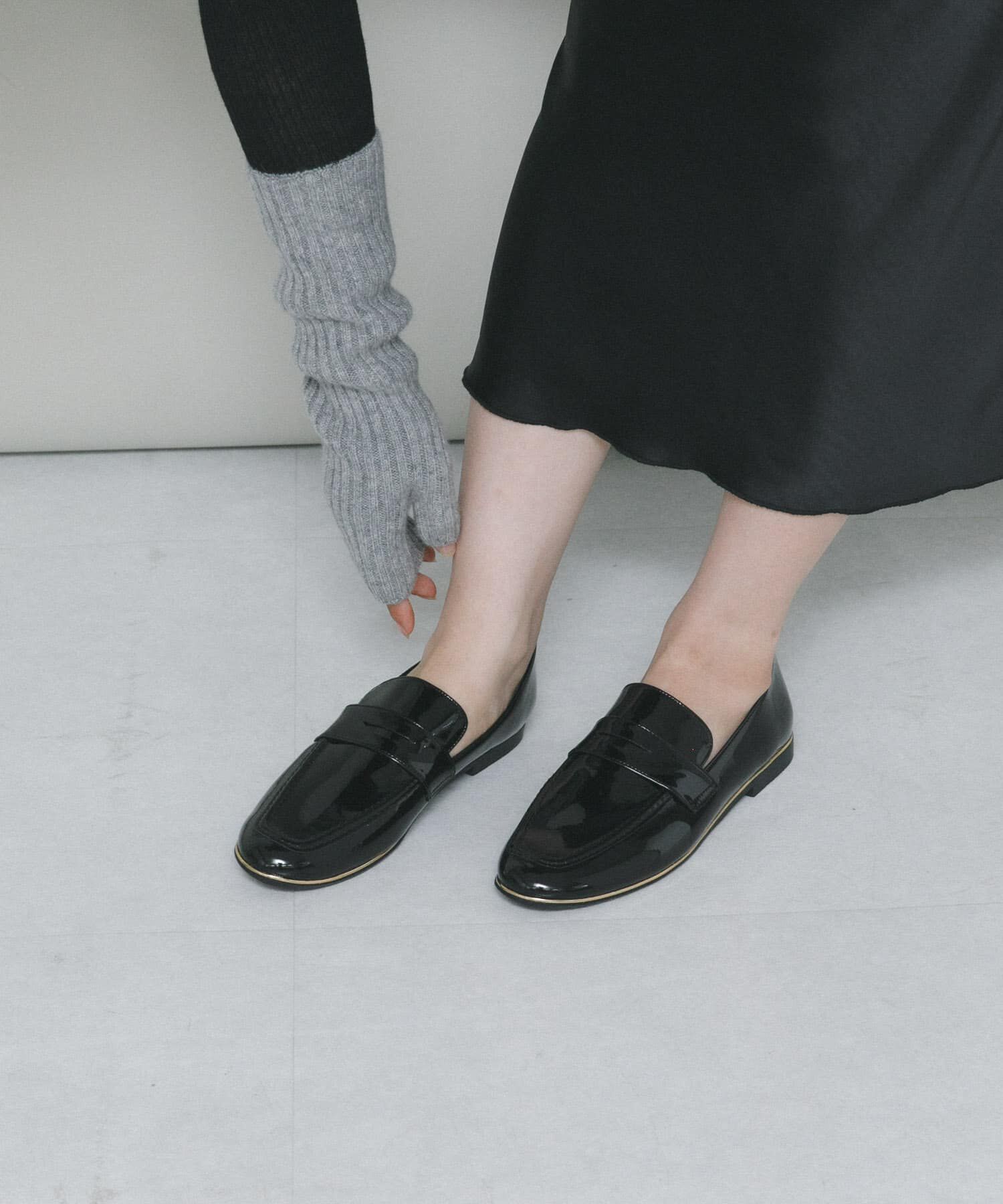 RODE SKO「『WEB限定』『MADE IN JAPAN』 ゴールドピースローファー」|ローファー|