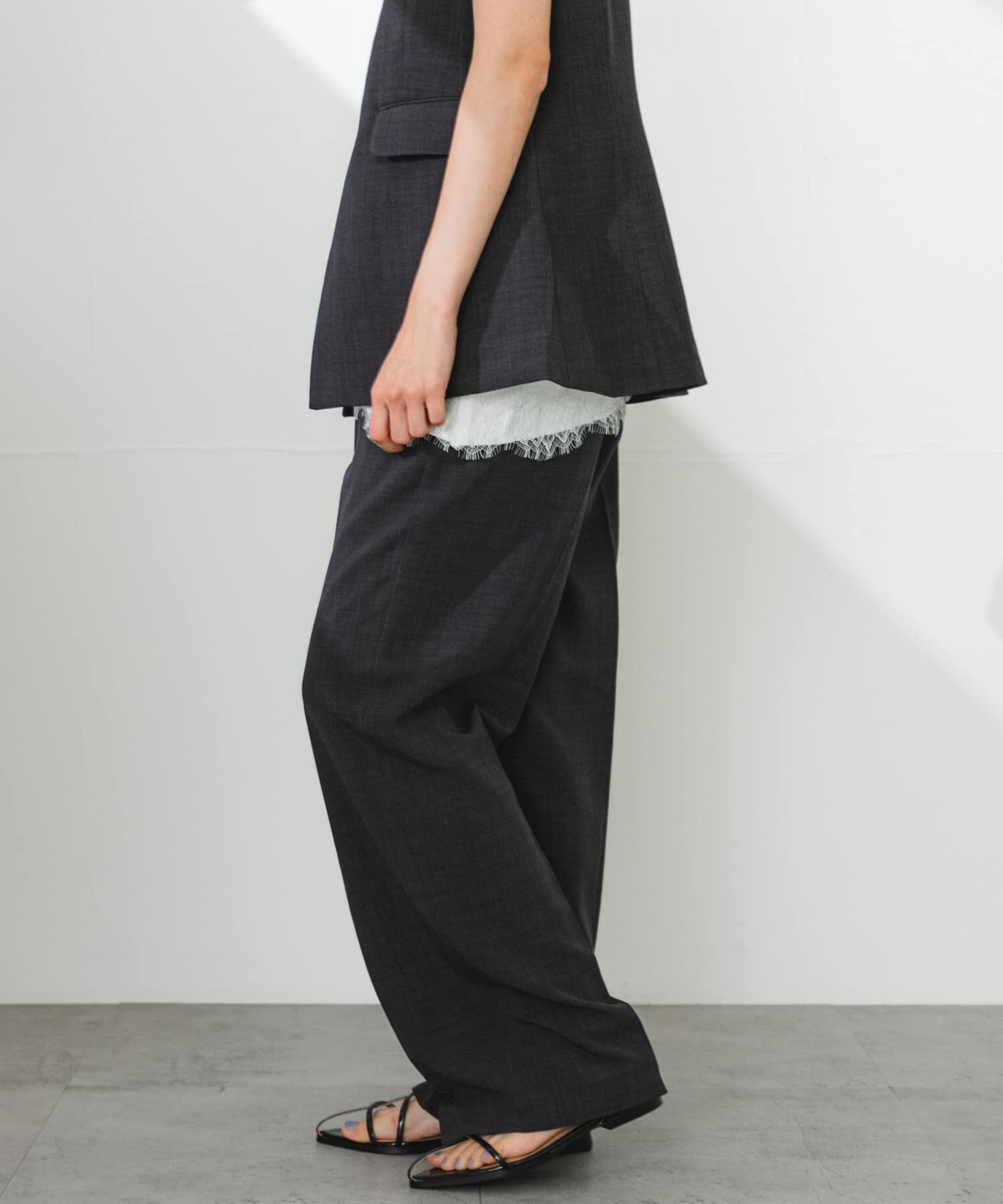 SENSE OF PLACE by URBAN RESEARCH「『一部WEB限定』『UR TECH DRYLUXE』リネンライクワイドパンツ」|その他|