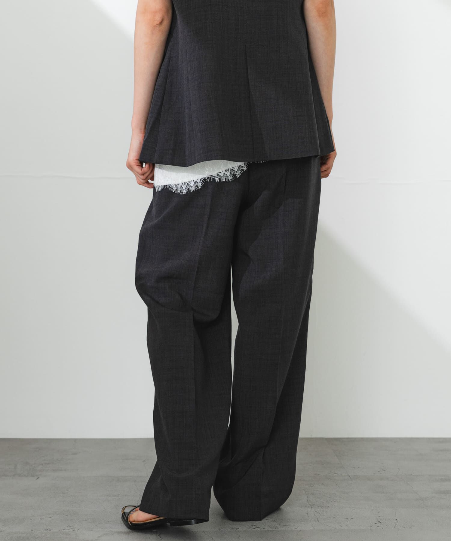SENSE OF PLACE by URBAN RESEARCH「『一部WEB限定』『UR TECH DRYLUXE』リネンライクワイドパンツ」|その他|