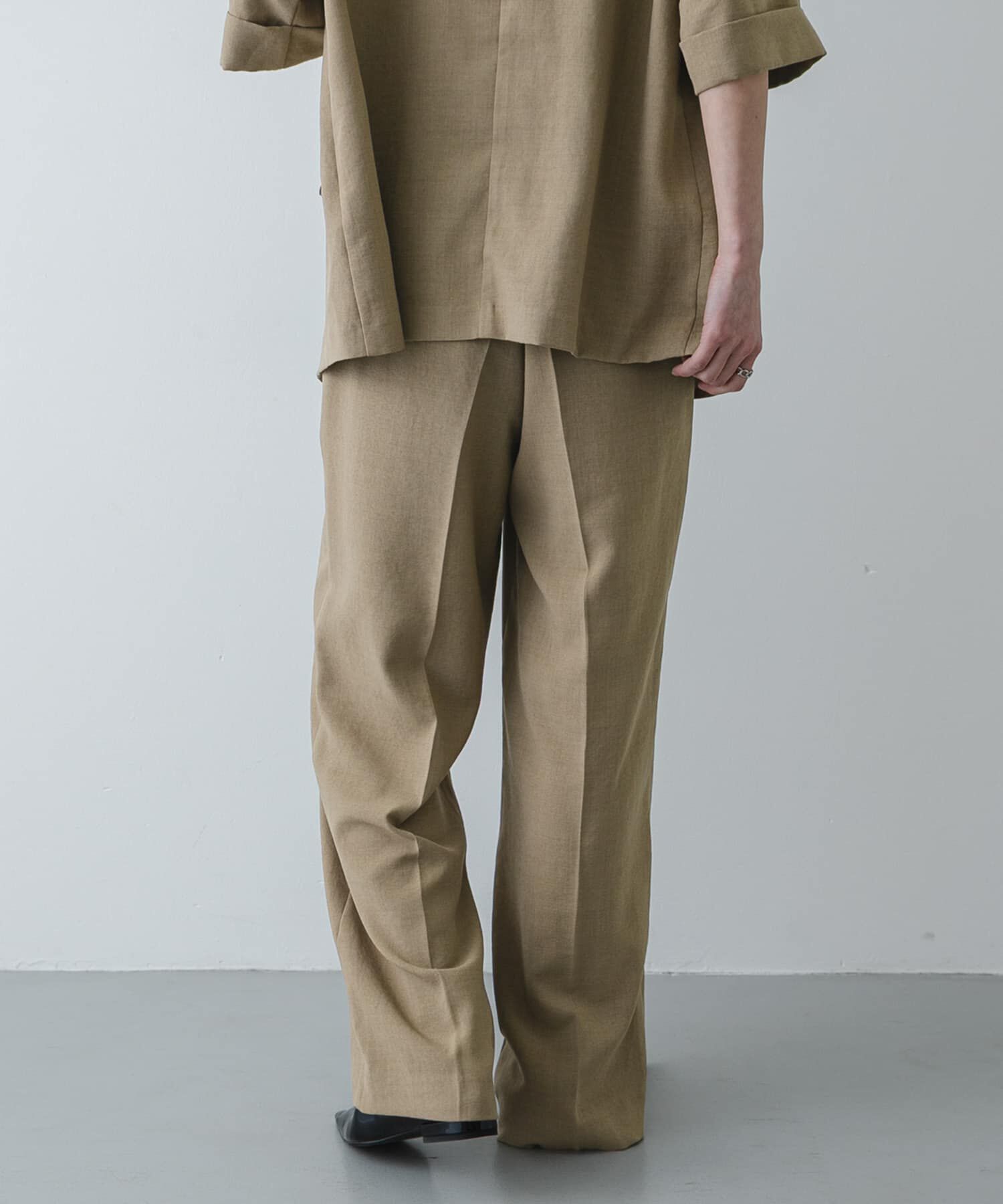 SENSE OF PLACE by URBAN RESEARCH「『一部WEB限定』『UR TECH DRYLUXE』リネンライクワイドパンツ」|その他|