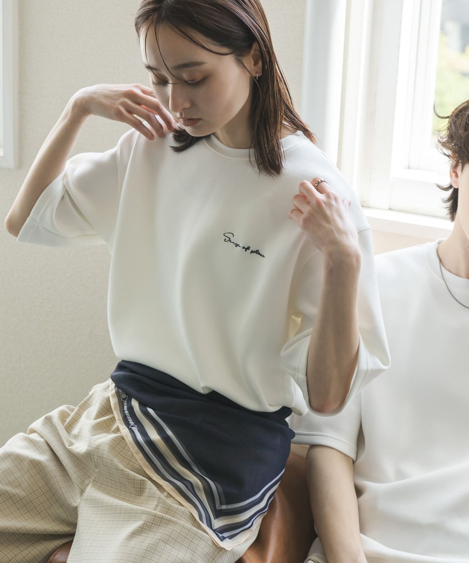 SENSE OF PLACE by URBAN RESEARCH「『一部WEB限定ｶﾗｰ』『接触冷感/速乾』ｼｼｭｳﾀﾞﾝﾎﾞｰﾙﾎﾟﾝﾁ」|Tシャツ・カットソー|
