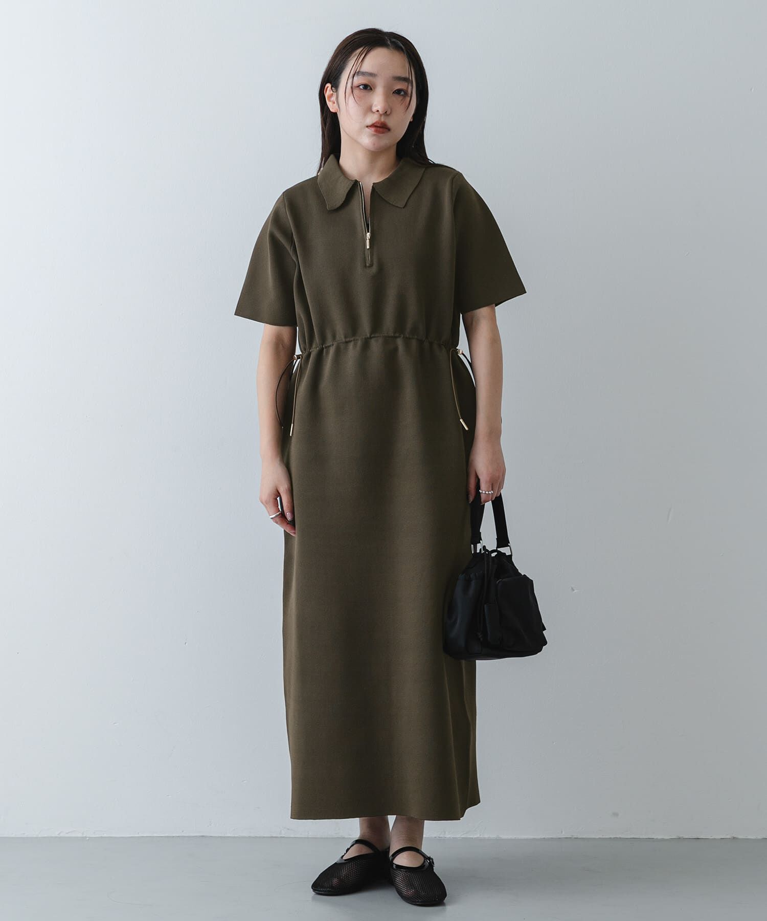 SENSE OF PLACE by URBAN RESEARCH「『洗濯可』フォルムニットワンピース」|ワンピース|