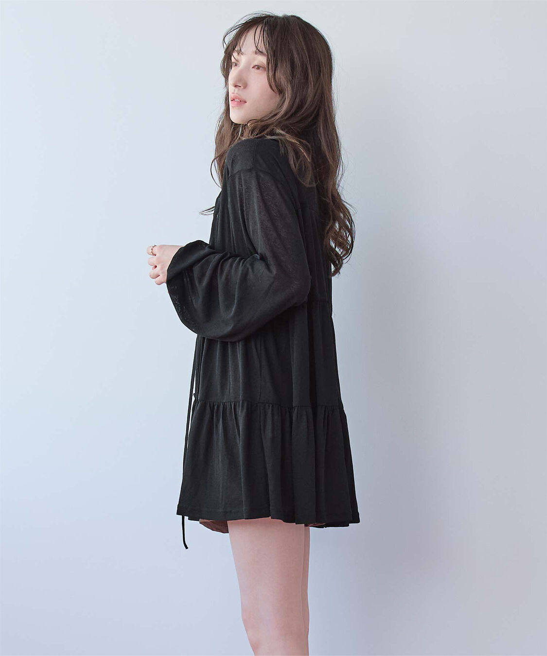 SEA DRESS「ティアードロングカーディガン/ラッシュガード」|コンビネゾン|