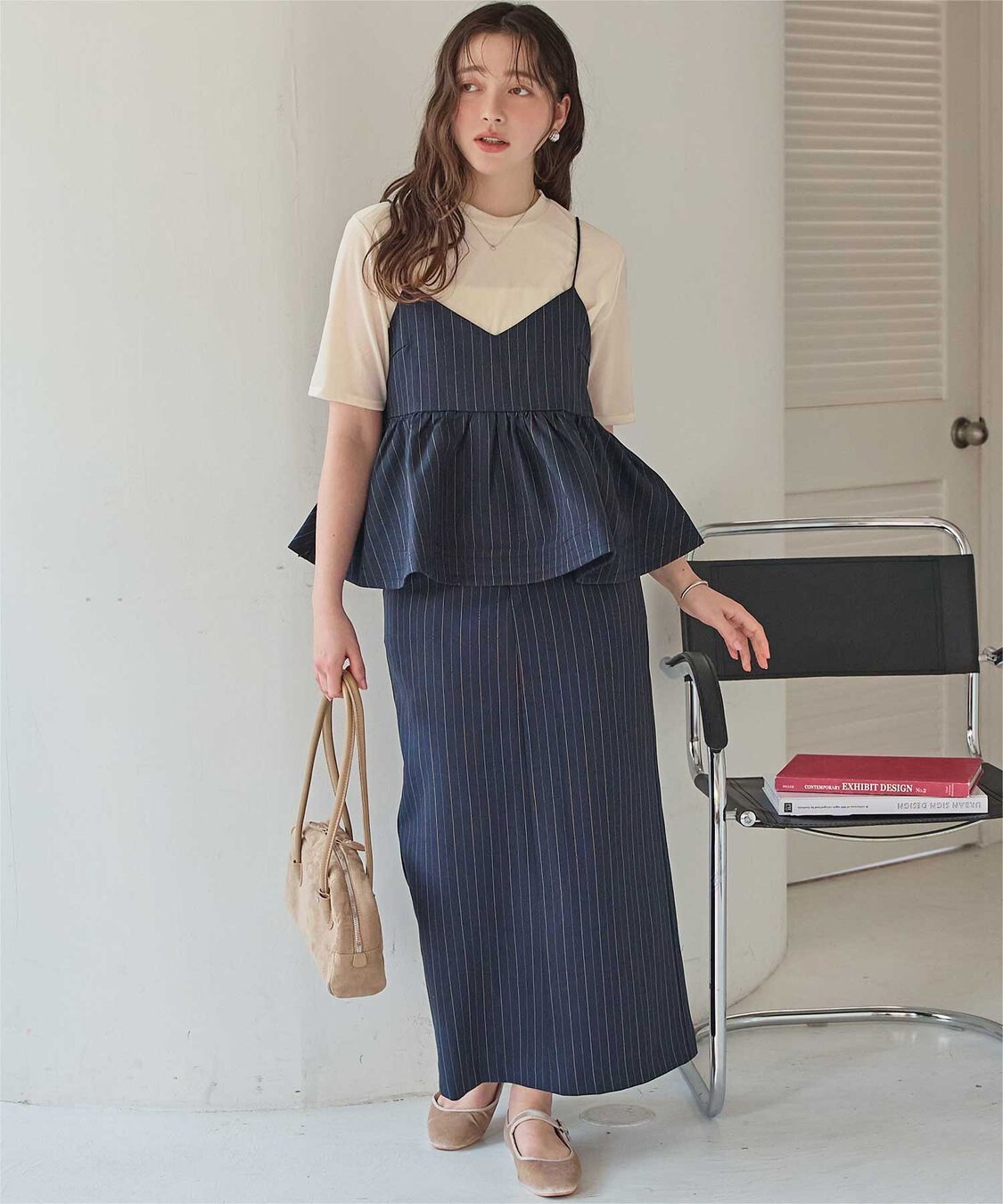 titivate「シアーベロア半袖Tシャツ」|Tシャツ・カットソー|