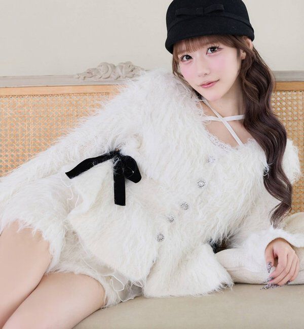  「【Premium order】ふわモテペプラムニット/セットアップ可能」|ニット・セーター|