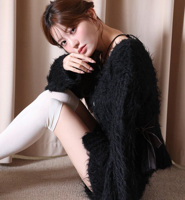  「【Premium order】ふわモテペプラムニット/セットアップ可能」|ニット・セーター|
