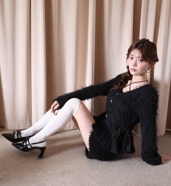  「【Premium order】ふわモテペプラムニット/セットアップ可能」|ニット・セーター|