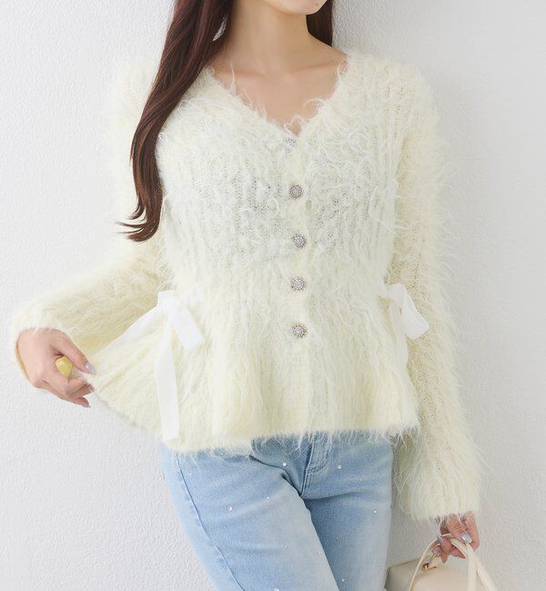  「【Premium order】ふわモテペプラムニット/セットアップ可能」|ニット・セーター|
