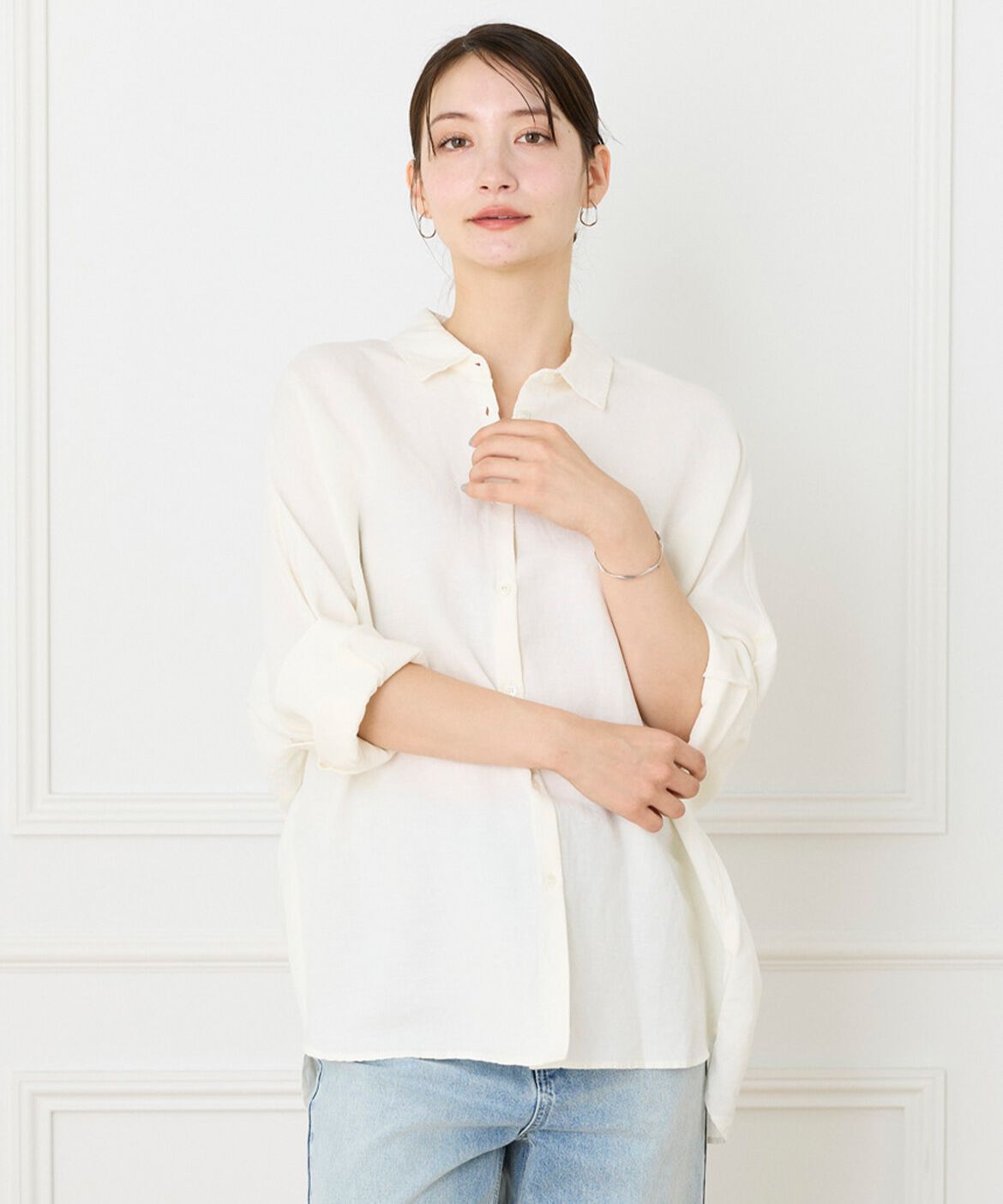 DAY by DAY it&rsquo;s international「レーヨンリネンドルマンシャツ」|シャツ・ブラウス|