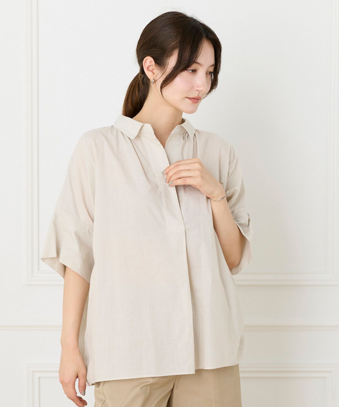 DAY by DAY it&rsquo;s international「オーバーサイズスキッパーシャツ」|シャツ・ブラウス|