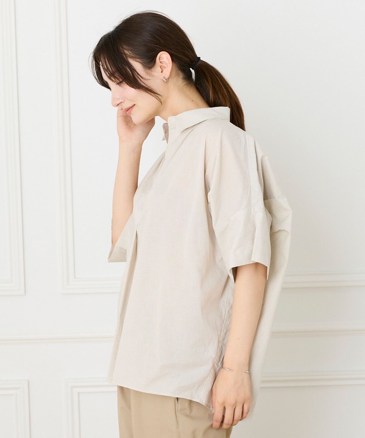 DAY by DAY it&rsquo;s international「オーバーサイズスキッパーシャツ」|シャツ・ブラウス|