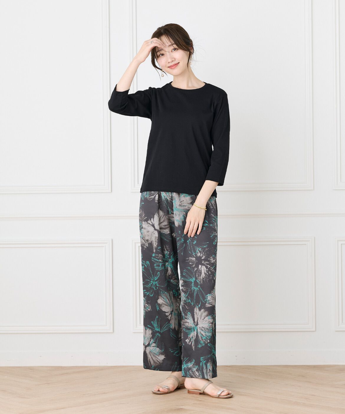 7-IDconcept.「《大きいサイズ》7分袖Tシャツ《日本製》」|Tシャツ・カットソー|