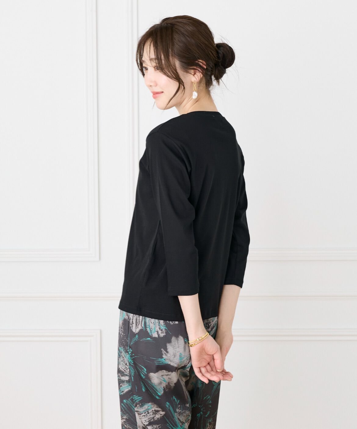 7-IDconcept.「《大きいサイズ》7分袖Tシャツ《日本製》」|Tシャツ・カットソー|