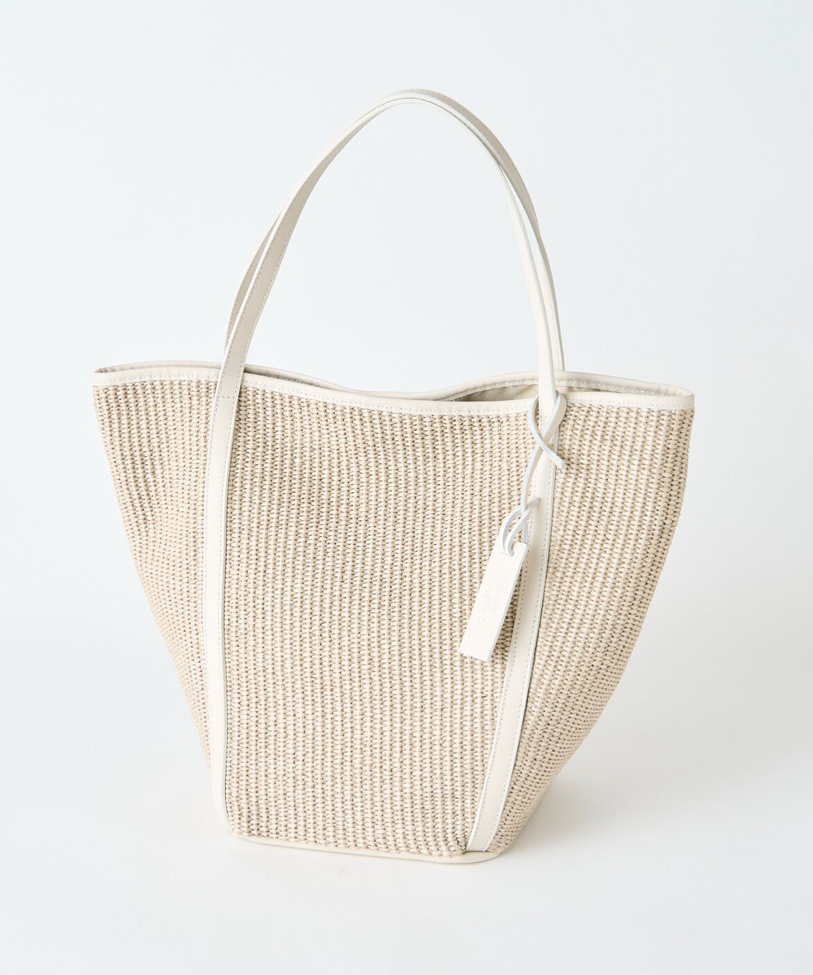 FAVORITE SUKINAMONO「コンビレザートートバッグ ラフィア調《MARCO MASI》」|トートバッグ|