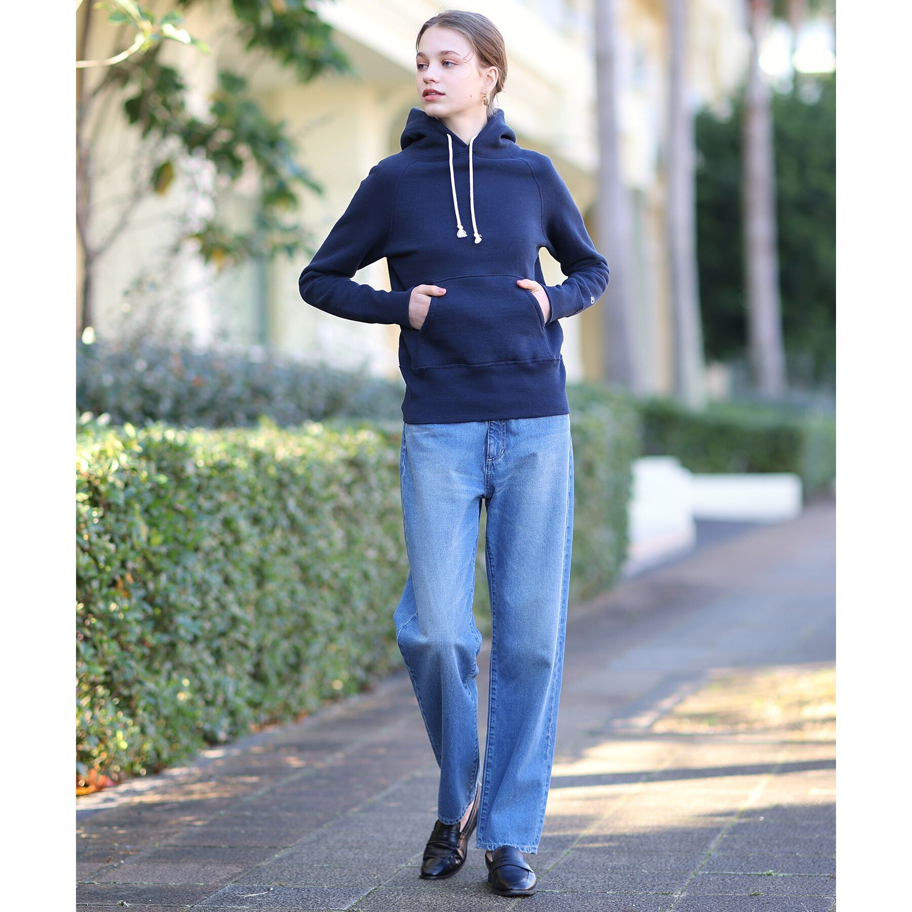 DRESSTERIOR「【ウォッシャブル】テーパードコンフォートデニム」|デニム|