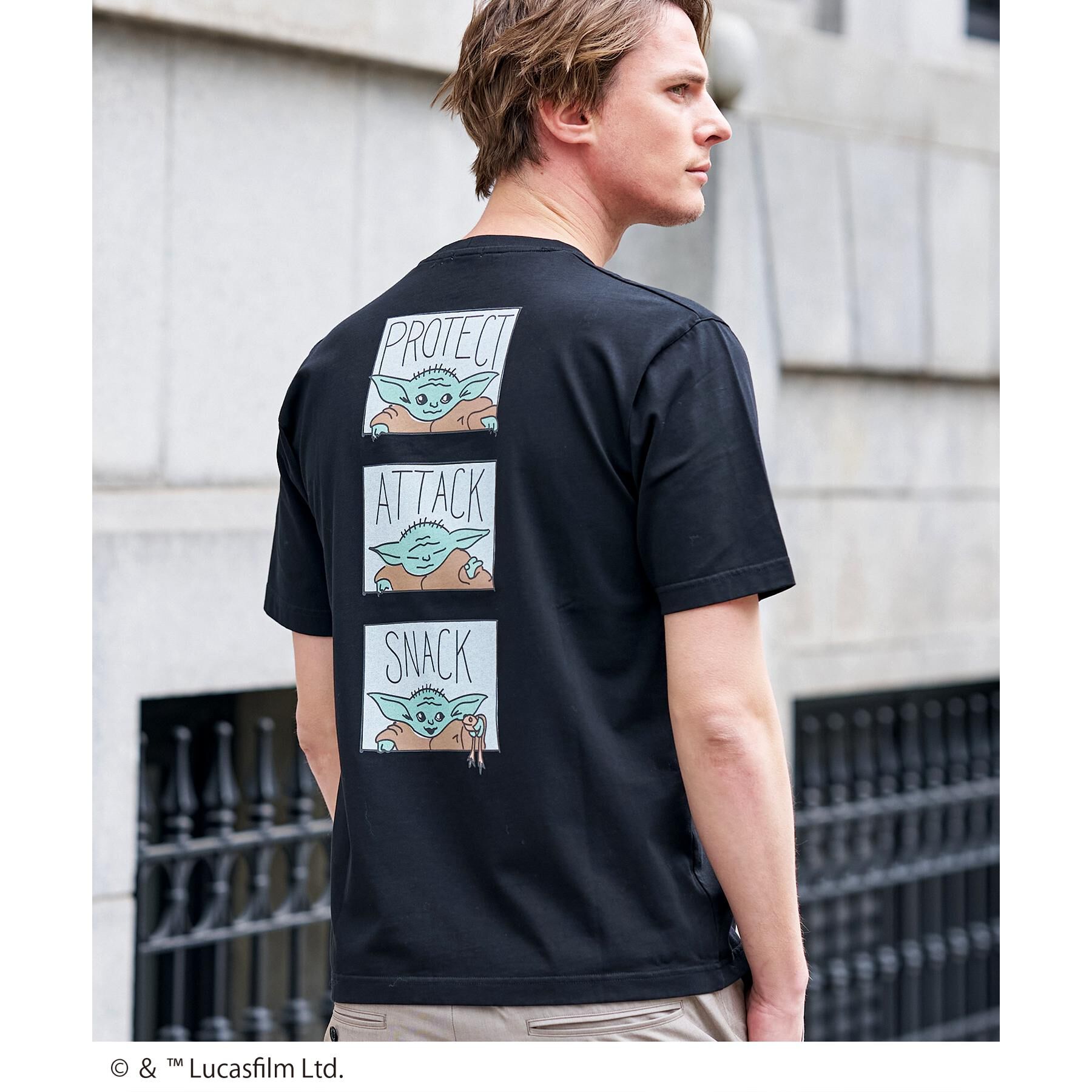 DRESSTERIOR「【接触冷感】STAR WARS カートゥーンTシャツ」|Tシャツ・カットソー|