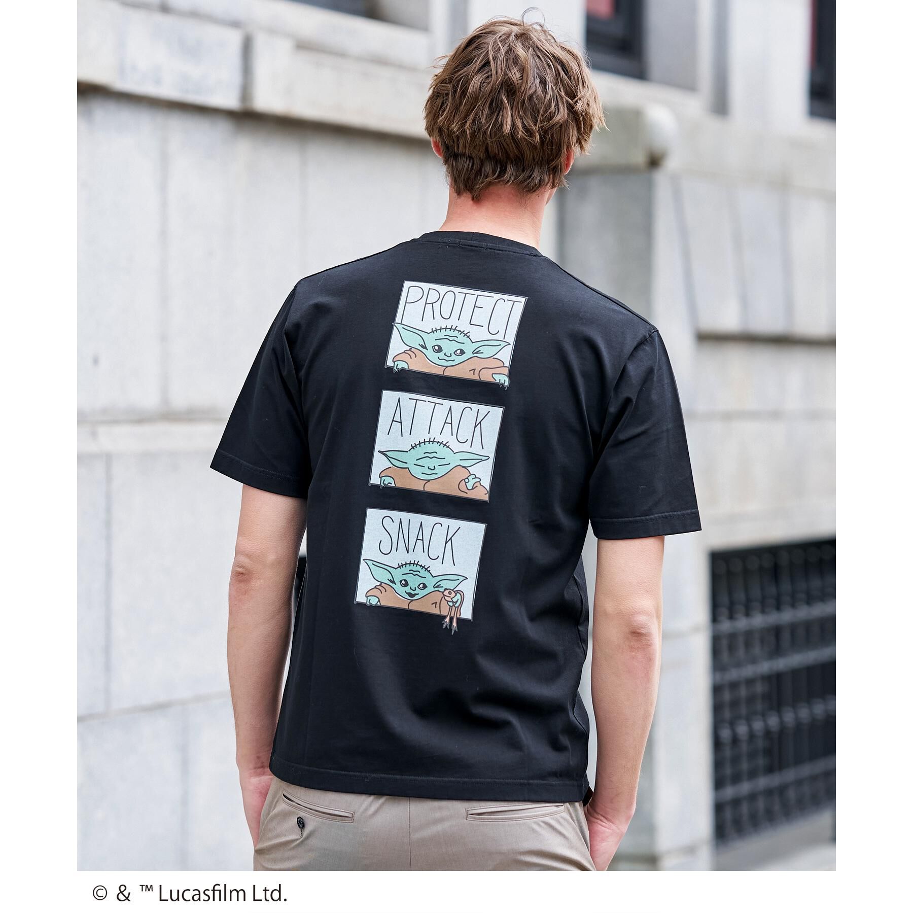 DRESSTERIOR「【接触冷感】STAR WARS カートゥーンTシャツ」|Tシャツ・カットソー|