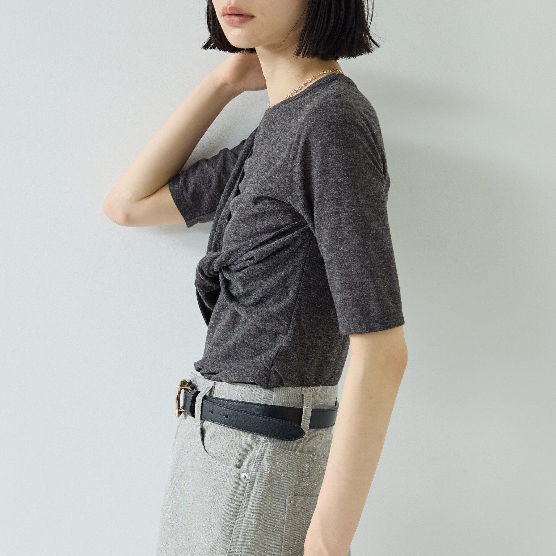 GALLEST「ツイストガーゼカットソー」|Tシャツ・カットソー|
