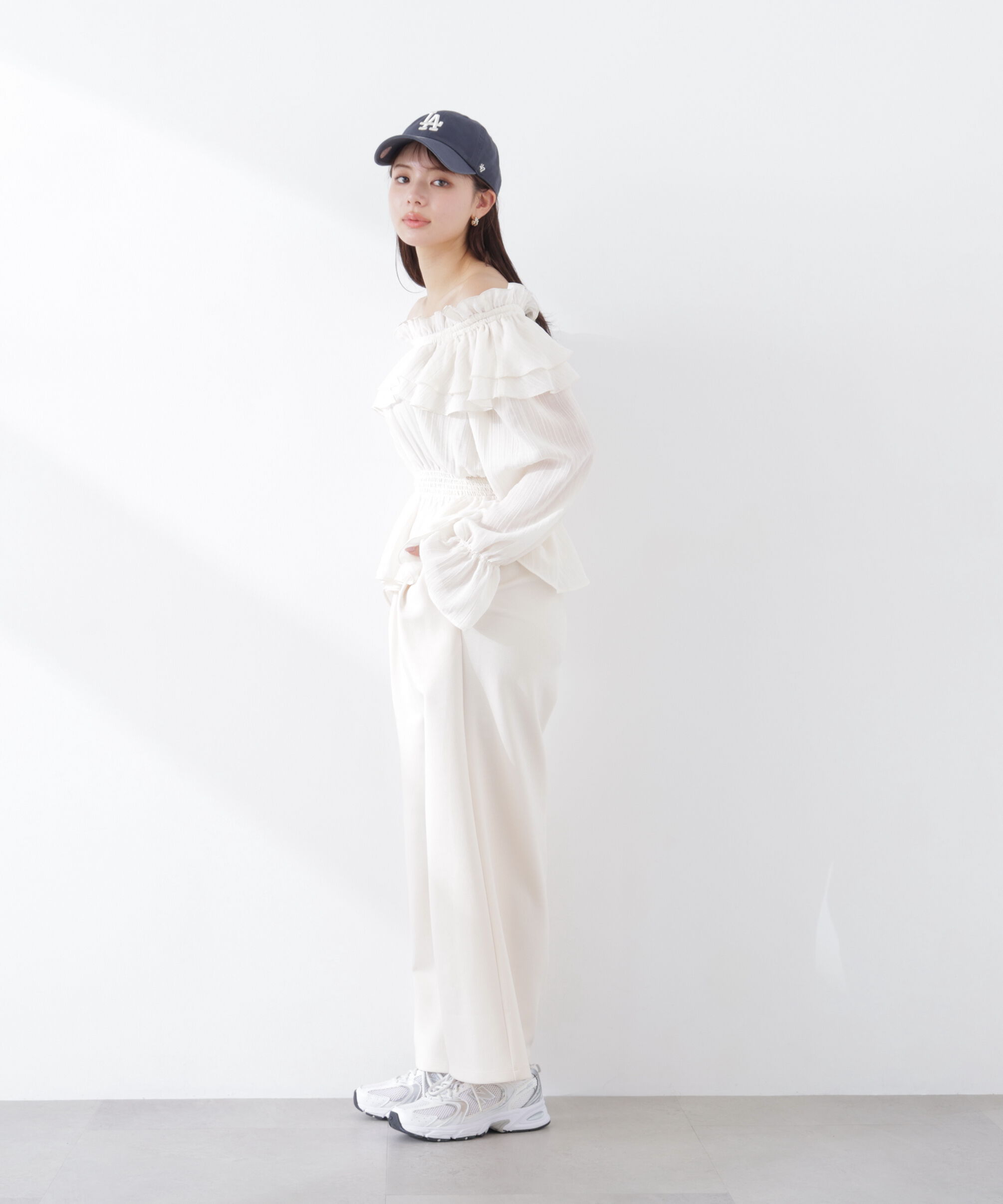 PROPORTION BODY DRESSING「〈a/mie〉カットイージーワイドパンツ　26SS」|その他|