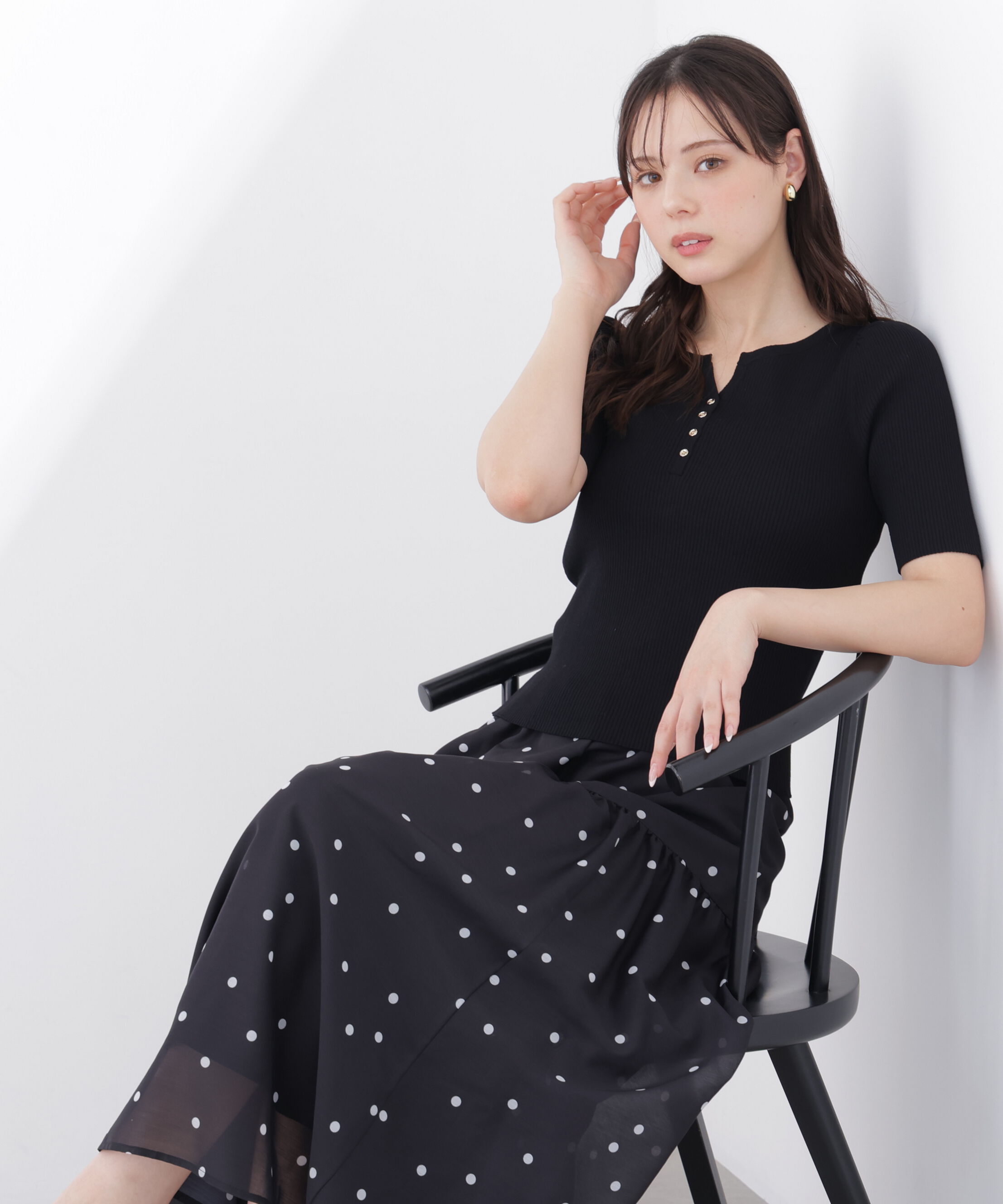 PROPORTION BODY DRESSING「ヘンリーネックニット 26SS」|ニット・セーター|