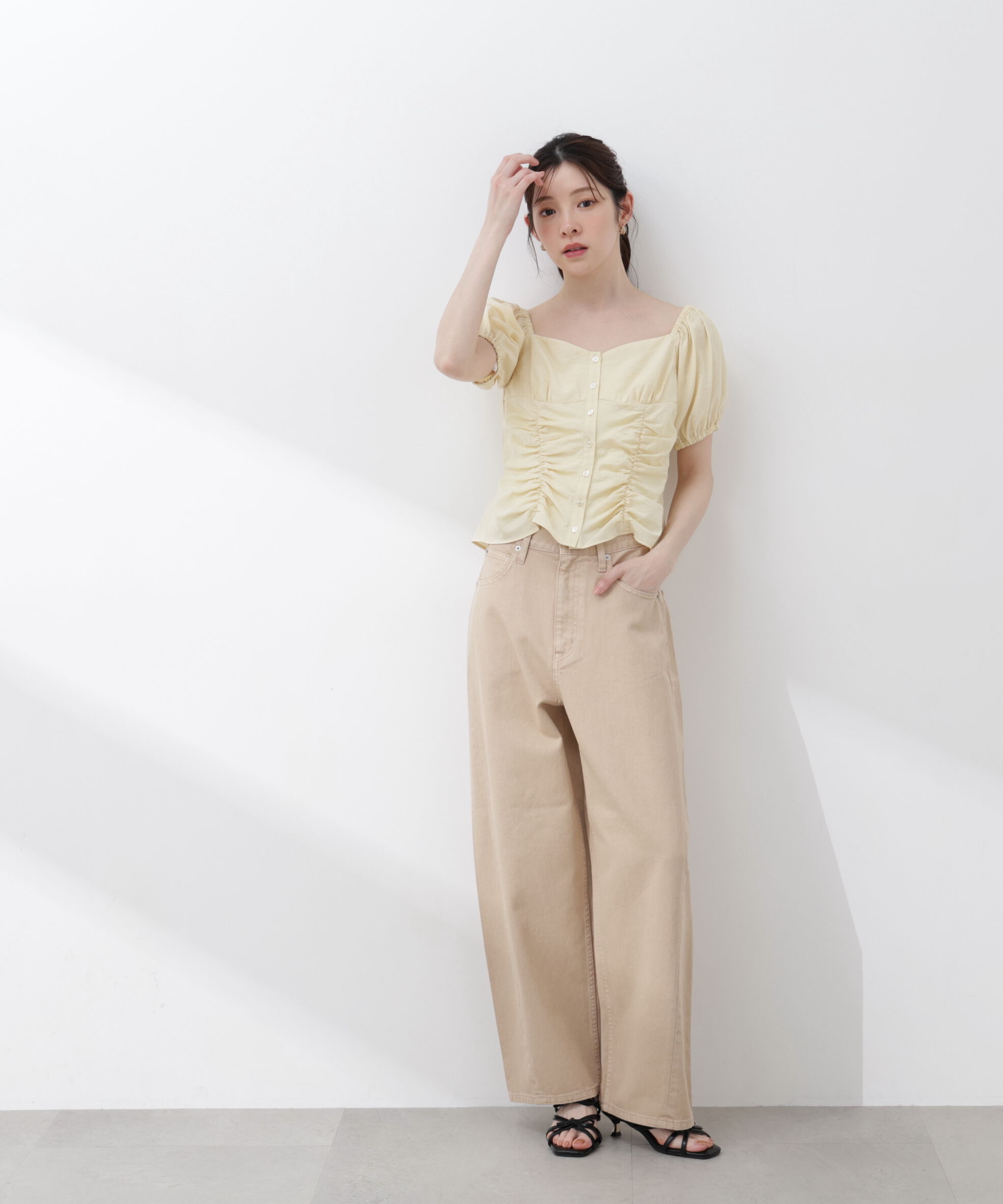 PROPORTION BODY DRESSING「〈a/mie〉ワイドバレルパンツ 26SS」|その他|