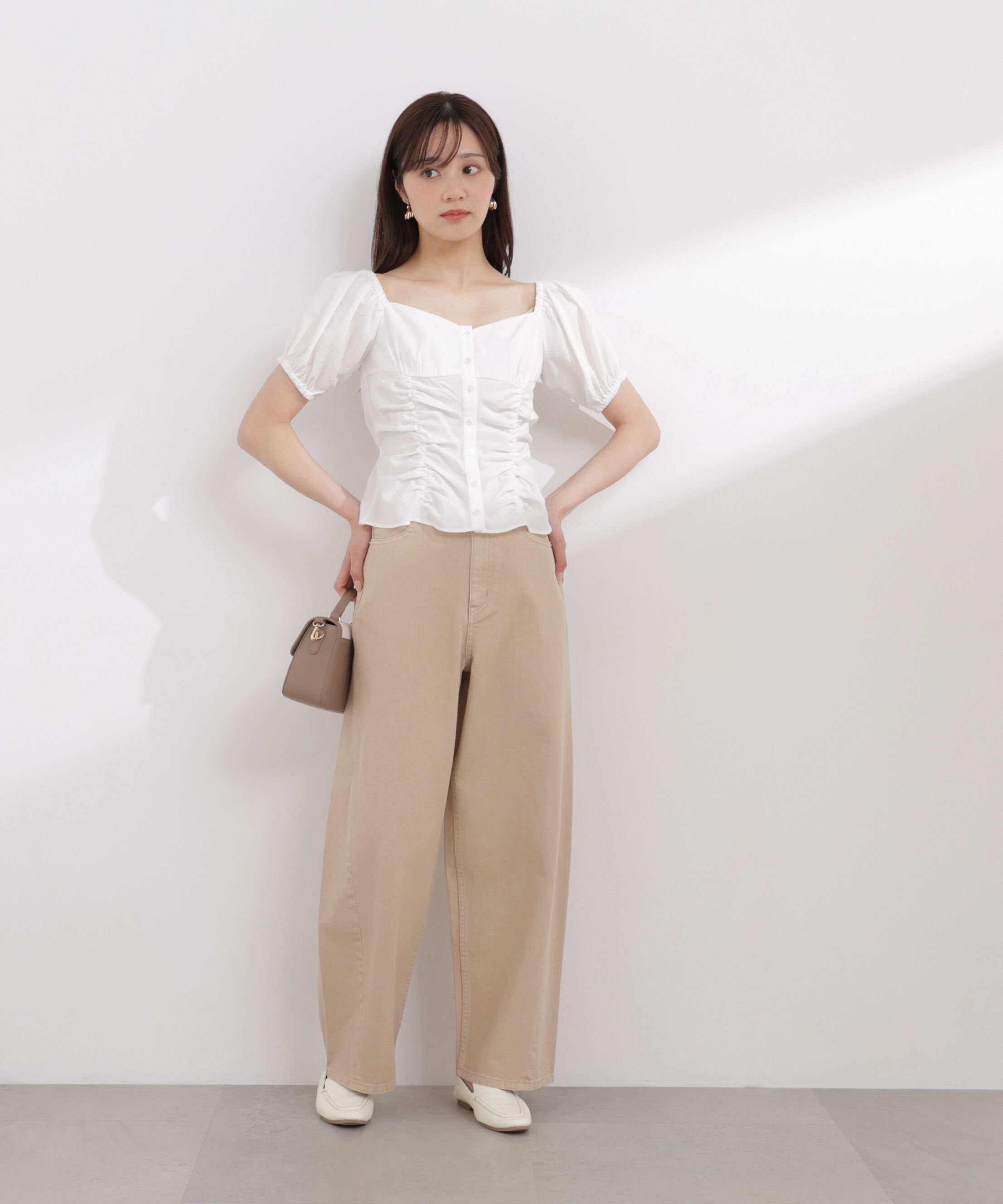 PROPORTION BODY DRESSING「〈a/mie〉ワイドバレルパンツ 26SS」|その他|