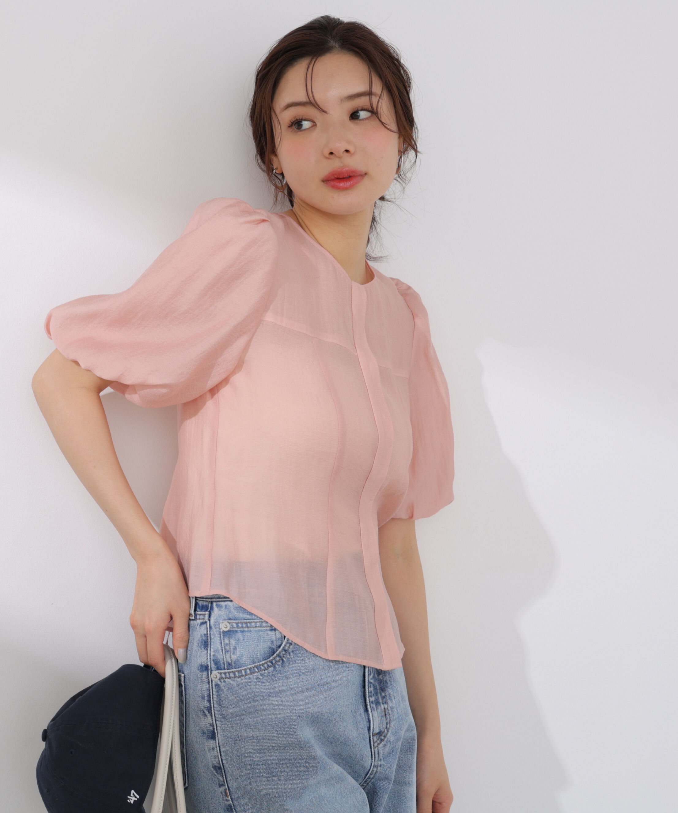 PROPORTION BODY DRESSING「バルーンスリーブレディブラウス 26SS」|シャツ・ブラウス|