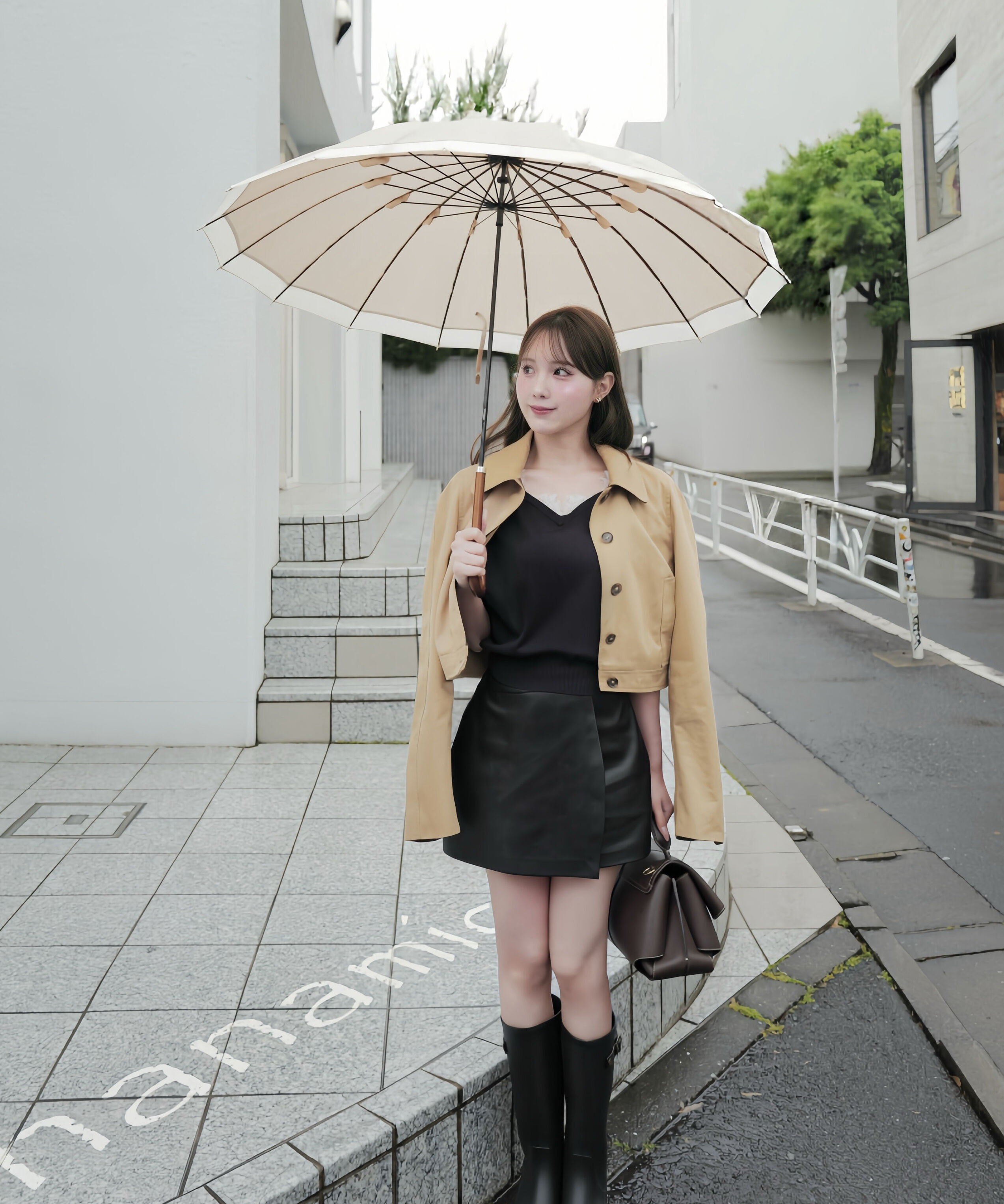PROPORTION BODY DRESSING「レース付き短丈ニット 26SS」|ニット・セーター|