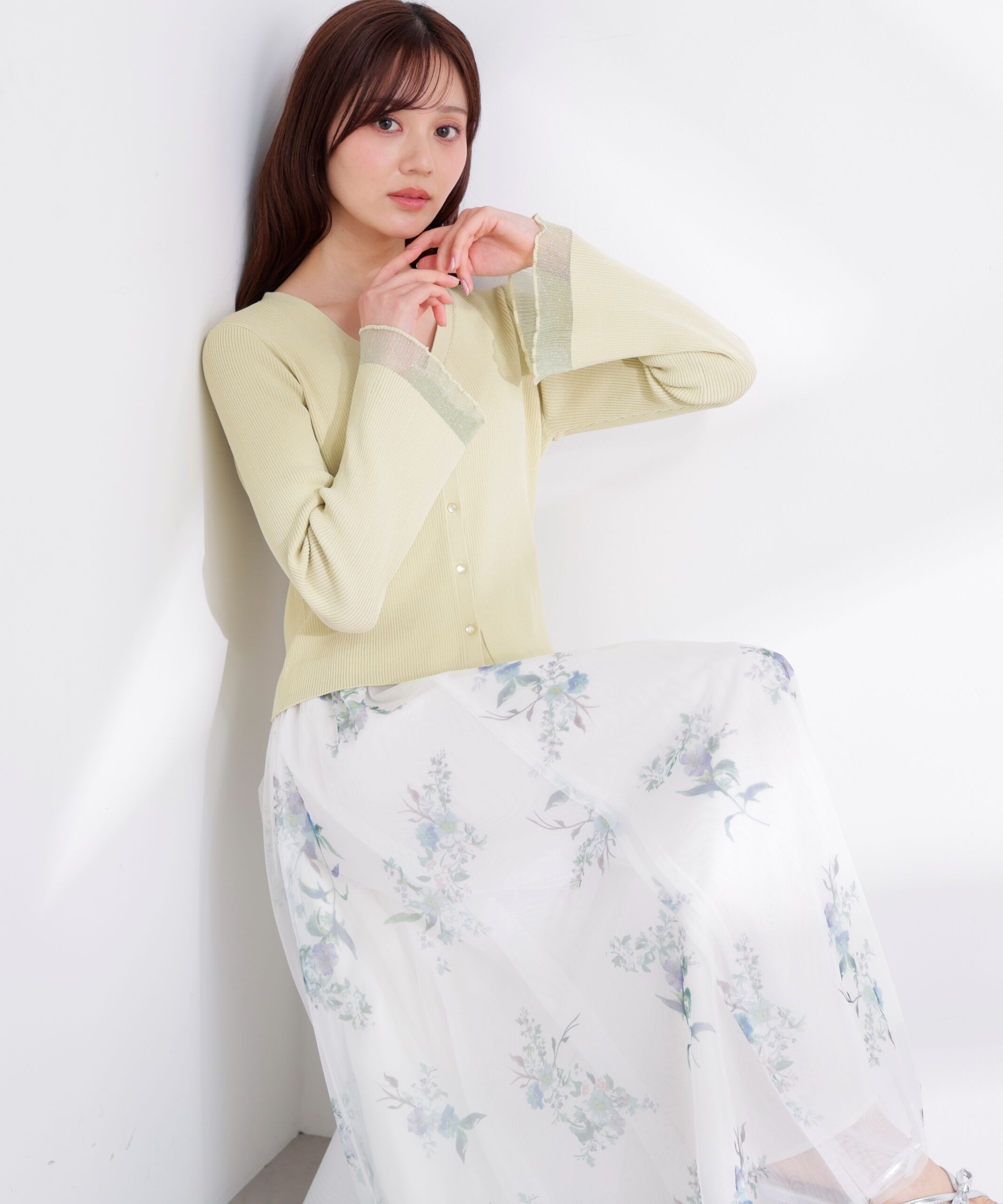 PROPORTION BODY DRESSING「花柄チュールスカート 26SS」|スカート|