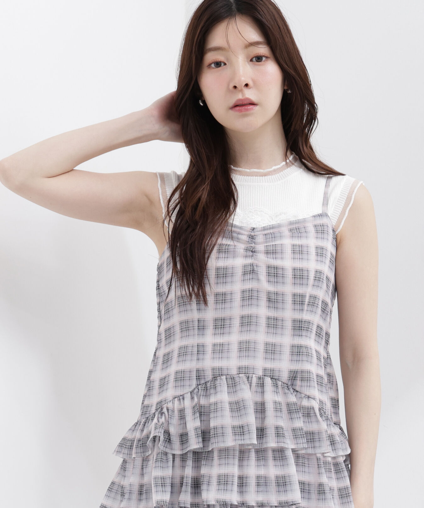 PROPORTION BODY DRESSING「チェックチュニック」|シャツ・ブラウス|