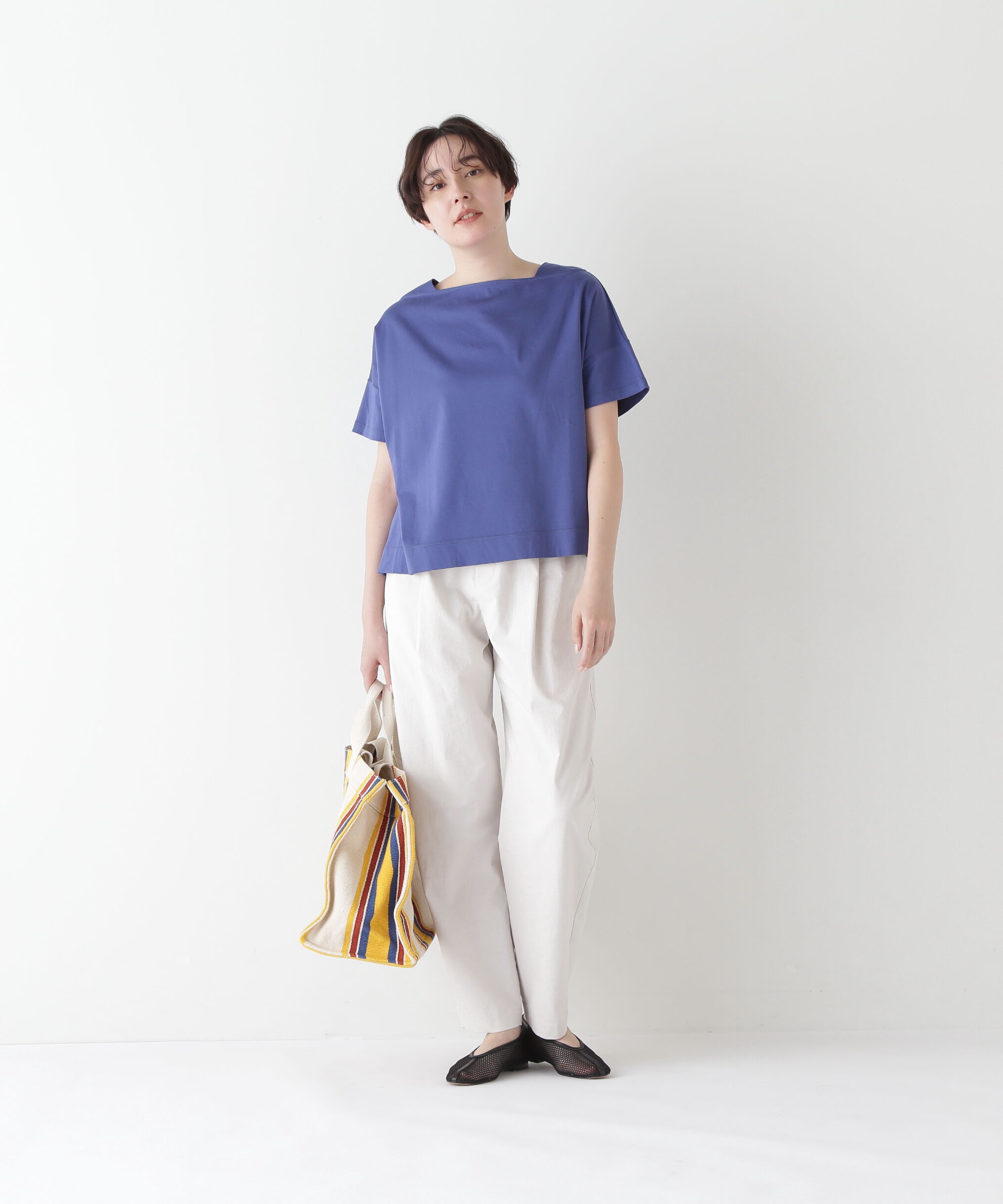  「◆≪汗ジミ軽減≫ 機能素材バック刺繍ロゴプルオーバー」|Tシャツ・カットソー|